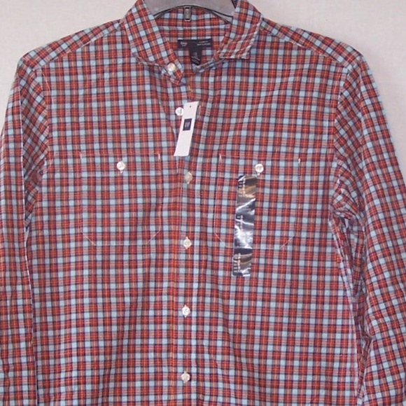 GAP Other - Gap Check Shirt Red & Blue Small v651